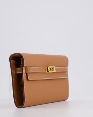 Hermès Kelly To Go Bag in Gold Evercolour Leather with Gold Hardware