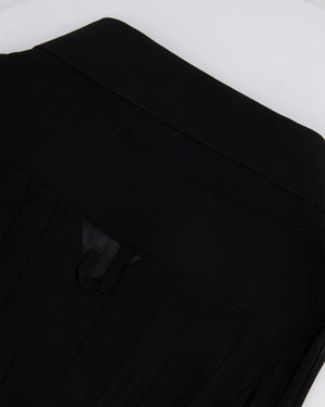 Jacquemus Black La Robe Manta Long Sleeve Maxi Dress With Sleeve Detail Size FR 36 (UK 8) RRP £950