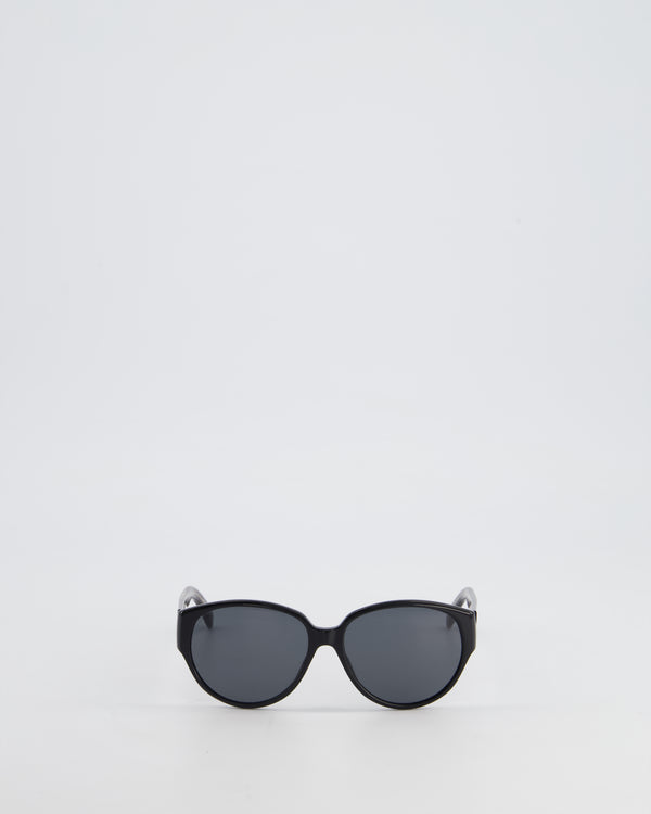 Givenchy Black Round Frame Sunglasses with Givenchy Logo