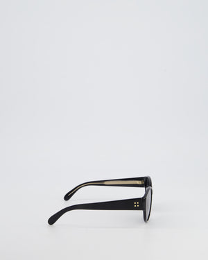 Givenchy Black Round Frame Sunglasses with Givenchy Logo