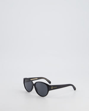 Givenchy Black Round Frame Sunglasses with Givenchy Logo
