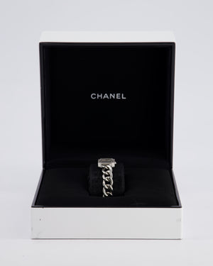 Chanel Stainless Steel Premiere H3253 Diamond and Mother of Pearl 26mm Quartz Watch