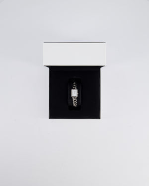 Chanel Stainless Steel Premiere H3253 Diamond and Mother of Pearl 26mm Quartz Watch
