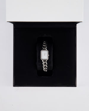 Chanel Stainless Steel Premiere H3253 Diamond and Mother of Pearl 26mm Quartz Watch