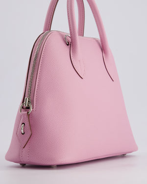 *RARE COLOUR* Hermès Bolide 25cm Bag in Mauve Sylvestre Epsom Leather with Palladium Hardware