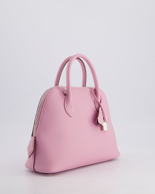 *RARE COLOUR* Hermès Bolide 25cm Bag in Mauve Sylvestre Epsom Leather with Palladium Hardware