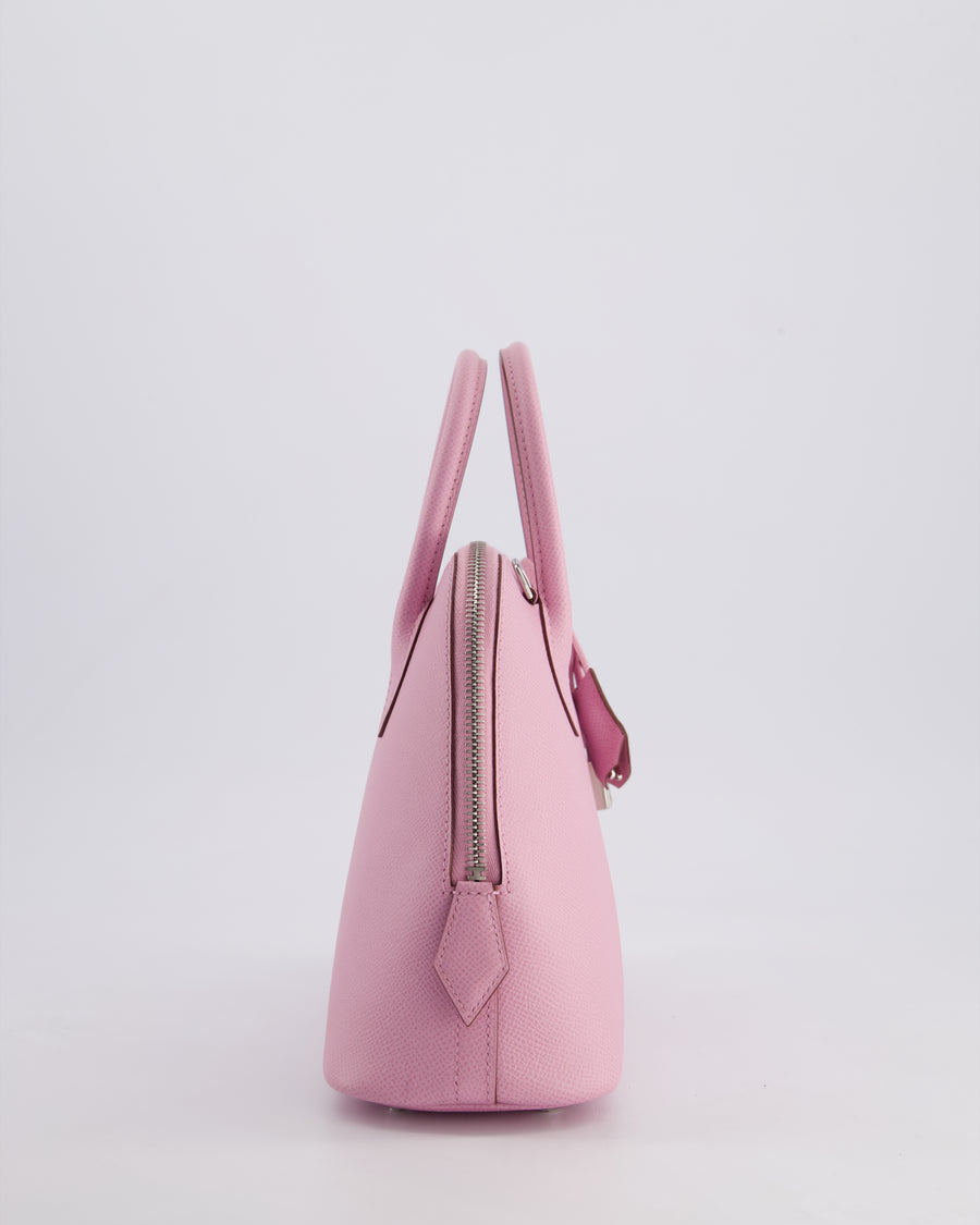 *RARE COLOUR* Hermès Bolide 25cm Bag in Mauve Sylvestre Epsom Leather with Palladium Hardware