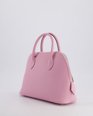 *RARE COLOUR* Hermès Bolide 25cm Bag in Mauve Sylvestre Epsom Leather with Palladium Hardware