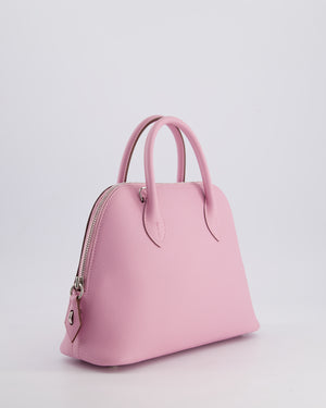 *RARE COLOUR* Hermès Bolide 25cm Bag in Mauve Sylvestre Epsom Leather with Palladium Hardware