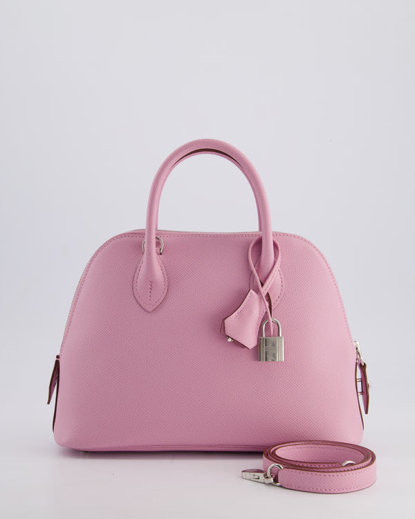 *RARE COLOUR* Hermès Bolide 25cm Bag in Mauve Sylvestre Epsom Leather with Palladium Hardware