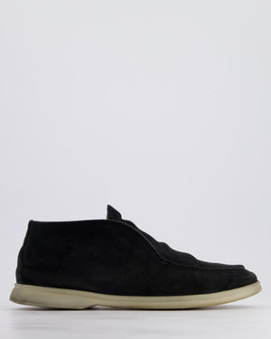 *FIRE PRICE* Loro Piana Navy Suede Open Walk Shoes Size EU 40