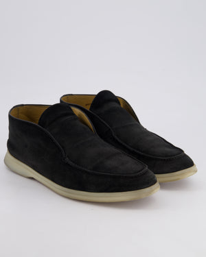 *FIRE PRICE* Loro Piana Navy Suede Open Walk Shoes Size EU 40