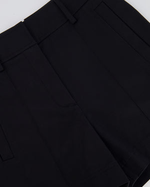 Hermès Black Tailored Cotton Shorts Size FR 34 (UK 6) RRP £980