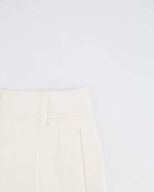 Hermès White Tailored Shorts Size FR 34 (UK 6) RRP £980