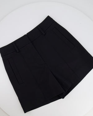 Hermès Black Tailored Cotton Shorts Size FR 34 (UK 6) RRP £980