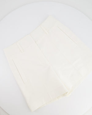 Hermès White Tailored Shorts Size FR 34 (UK 6) RRP £980