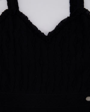 Chanel Black A-Line Lace Mini Dress Size FR 38 (UK 10)