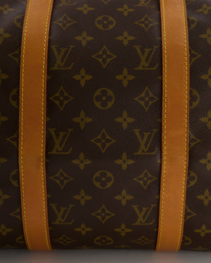Louis Vuitton Vintage Brown Monogram Canvas Keepall 50 Travel Bag with Gold Hardware RRP £2,000