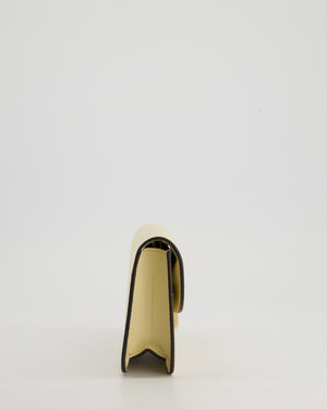 Victoria Beckham Cream Nano Leather B Buckle Cross-Body Bag with Gold Hardware