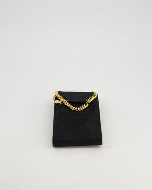 Stella McCartney Black Vegan Leather Falabella Cross-Body Phone Pouch with Gold Chain Detail