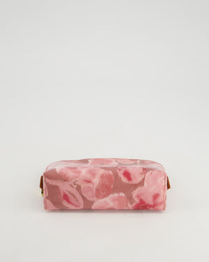 Louis Vuitton PM Cosmetic Pouch in Rose Vernis Monogram Canvas With Gold Hardware