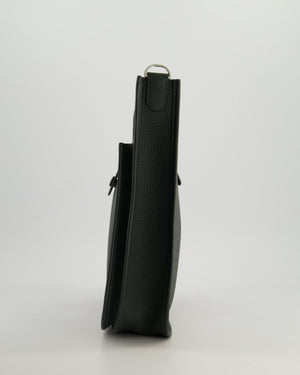 *HOT* Hermès Evelyne III 29cm Bag in Vert Mangrove Clemence Leather with Palladium Hardware