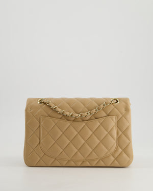 *HOT & RARE* Chanel Caramel Small Classic Double Flap Bag in Caviar Leather with Champagne Gold Hardware