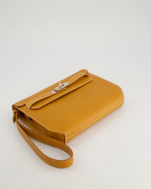 *FIRE PRICE* Hermès Kelly Depeches Pouch 25cm Bag in Vache Naturelle Grainee Leather with Palladium Hardware