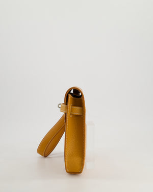 *FIRE PRICE* Hermès Kelly Depeches Pouch 25cm Bag in Vache Naturelle Grainee Leather with Palladium Hardware