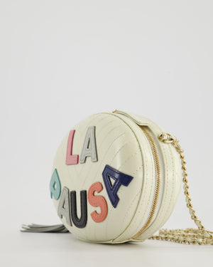 Chanel Cruise 2019 "La Pausa" Crossbody Bag with Champagne Gold Hardware and Tassel Detail