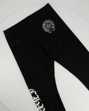 Chrome Hearts Black Logo Print Leggins Size FR 34 (UK 6)