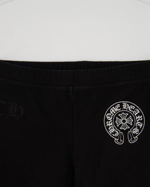 Chrome Hearts Black Logo Print Leggins Size FR 34 (UK 6)