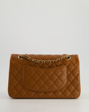 *SUPER HOT* Chanel Dark Caramel Medium Classic Double Flap Bag in Caviar Leather with Gold Hardware