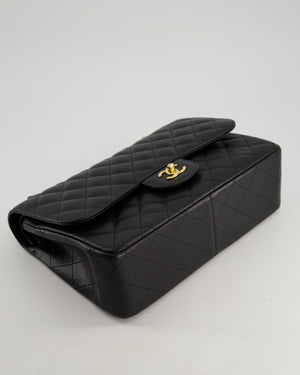 *AMAZING CONDITION* Chanel Black Jumbo Classic Double Flap Bag in Caviar Leather with Gold Hardware