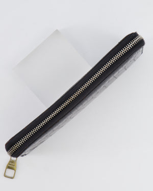 Louis Vuitton Black Crocodile Wallet with Silver Hardware