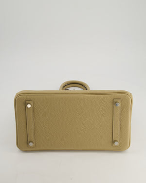 *HOT* Hermes Birkin 30cm Retourne Bag in Trench Togo Leather with Palladium Hardware
