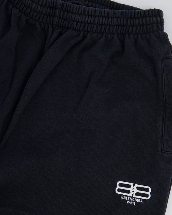 Balenciaga Black Tracksuit Trousers with Logo Detail Size XS (UK 6)