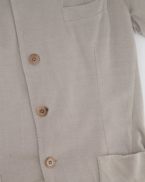 Loro Piana Menswear Grey Light Blazer Jacket Size IT 50 (UK 40)