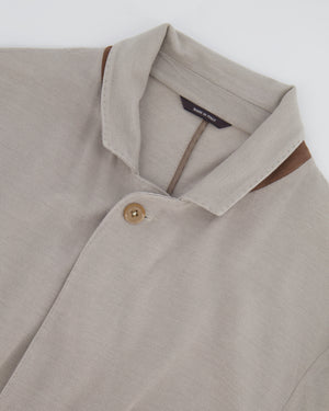 Loro Piana Menswear Grey Light Blazer Jacket Size IT 50 (UK 40)