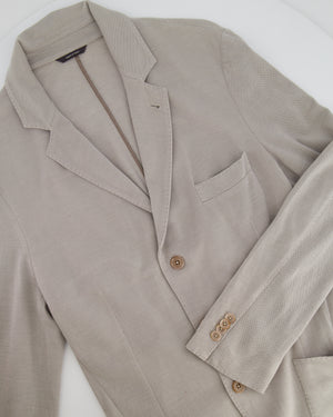 Loro Piana Menswear Grey Light Blazer Jacket Size IT 50 (UK 40)