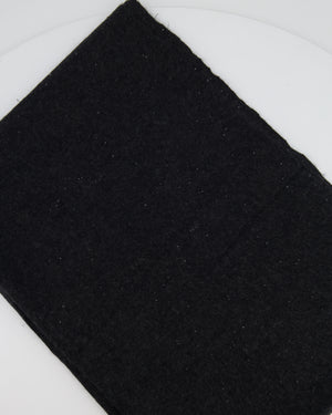 Loro Piana Grey Embellished Cashmere Scarf