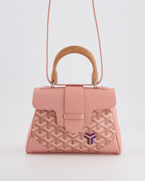 *RARE* Goyard Powder Pink Goyardine Mini Saigon Souple Bag with Silver Hardware