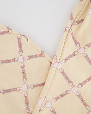 Hermès Beige and Pink 'Grand Tralala' Two-Piece Jumper and Jogger Set Size FR 40 (UK 12)