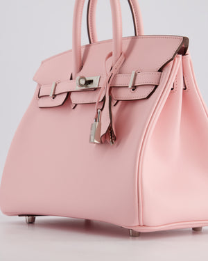 Hermès Birkin 25cm Bag in Rose Sakura Swift Leather with Palladium Hardware