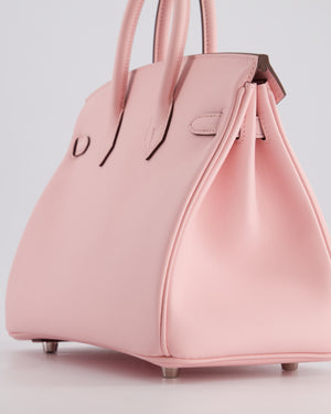 Hermès Birkin 25cm Bag in Rose Sakura Swift Leather with Palladium Hardware