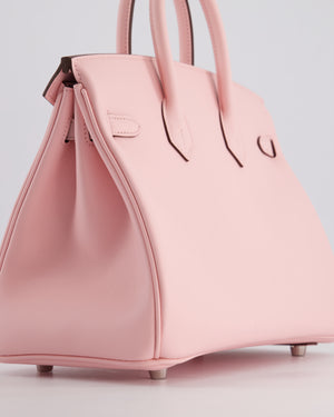 Hermès Birkin 25cm Bag in Rose Sakura Swift Leather with Palladium Hardware