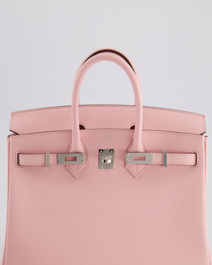 Hermès Birkin 25cm Bag in Rose Sakura Swift Leather with Palladium Hardware