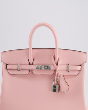 Hermès Birkin 25cm Bag in Rose Sakura Swift Leather with Palladium Hardware