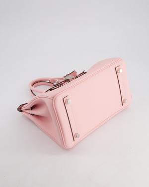 Hermès Birkin 25cm Bag in Rose Sakura Swift Leather with Palladium Hardware