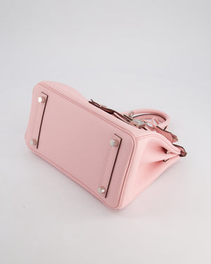 Hermès Birkin 25cm Bag in Rose Sakura Swift Leather with Palladium Hardware